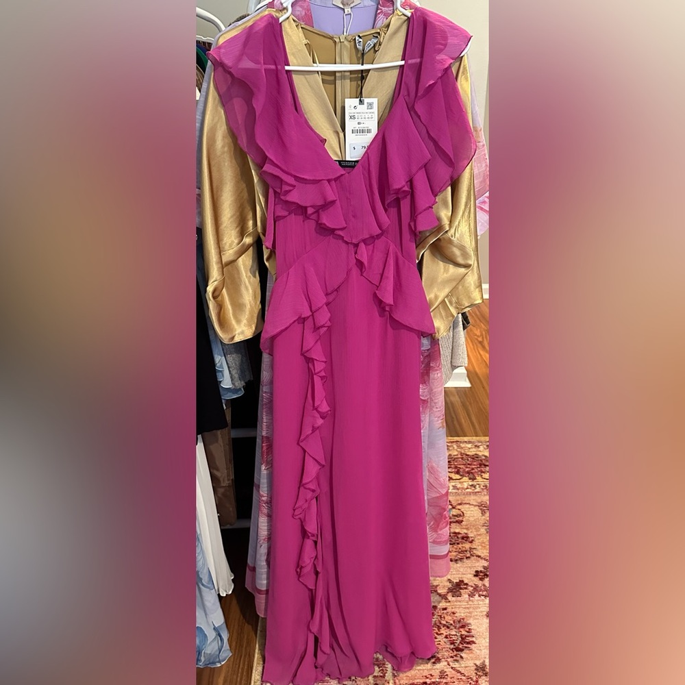 Pink Midi Dress